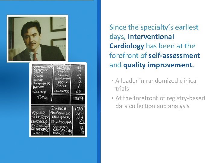Since the specialty’s earliest days, Interventional Cardiology has been at the forefront of self-assessment