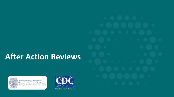 After Action Reviews 