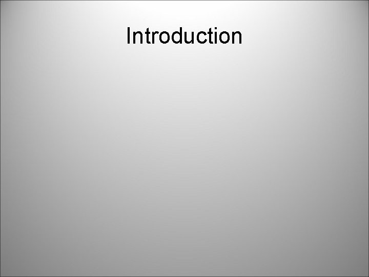 Introduction 