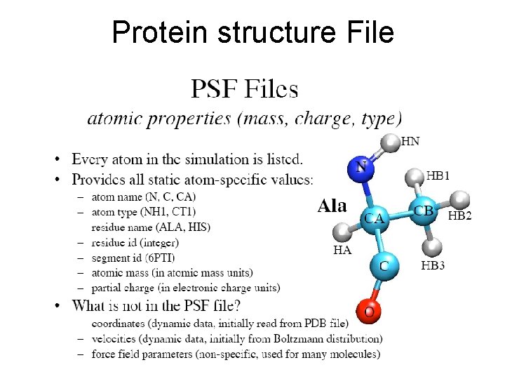 Protein structure File 