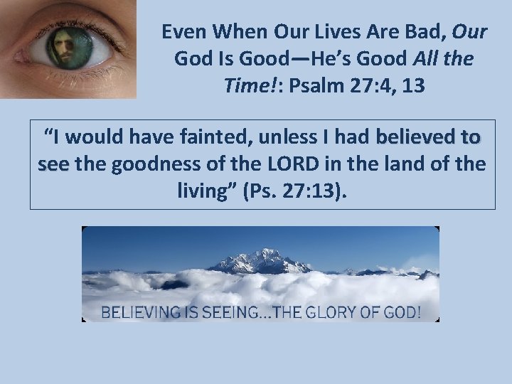 Seeing Life With Christtinted Lenses Psalms 1 2
