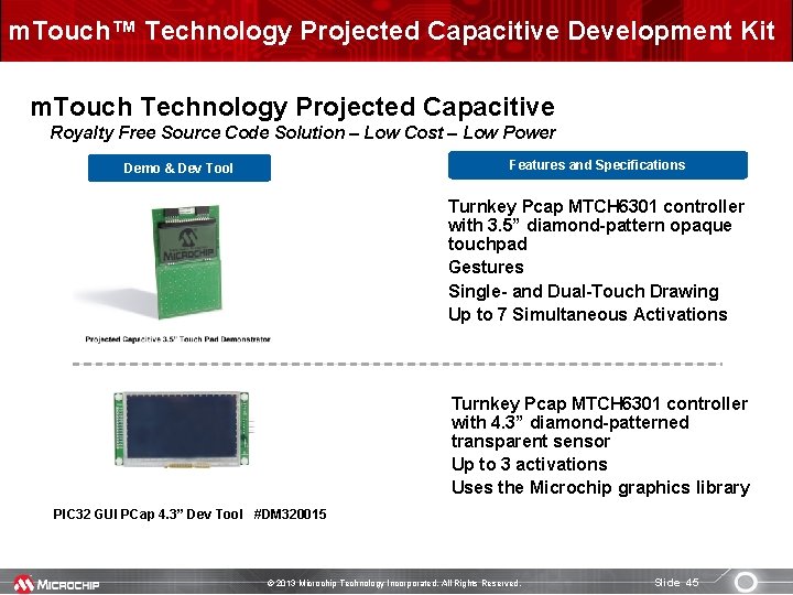 m. Touch™ Technology Projected Capacitive Development Kit m. Touch Technology Projected Capacitive Royalty Free