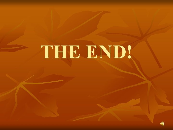 THE END! 