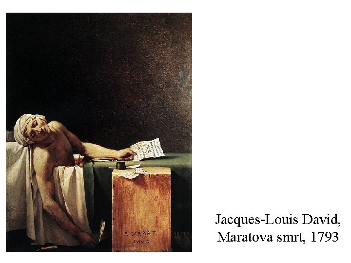 Jacques-Louis David, Maratova smrt, 1793 