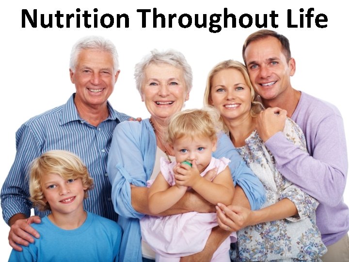 Nutrition Throughout Life 