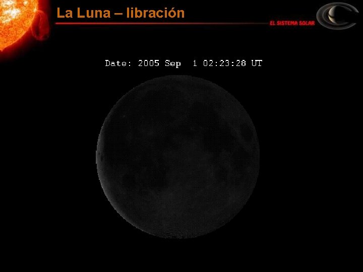 La Luna – libración 