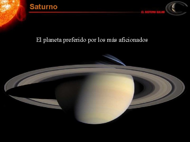 Saturno El planeta preferido por los más aficionados 