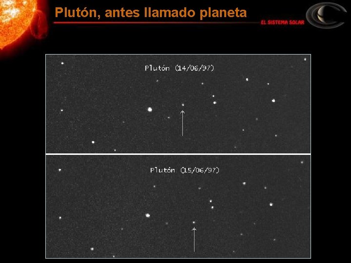 Plutón, antes llamado planeta 