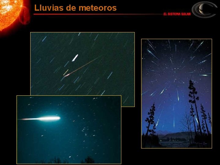 Lluvias de meteoros 