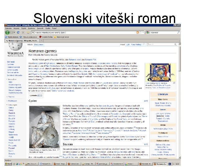 Slovenski viteški roman 