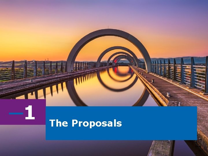 ─1 The Proposals ─1 The Proposals
