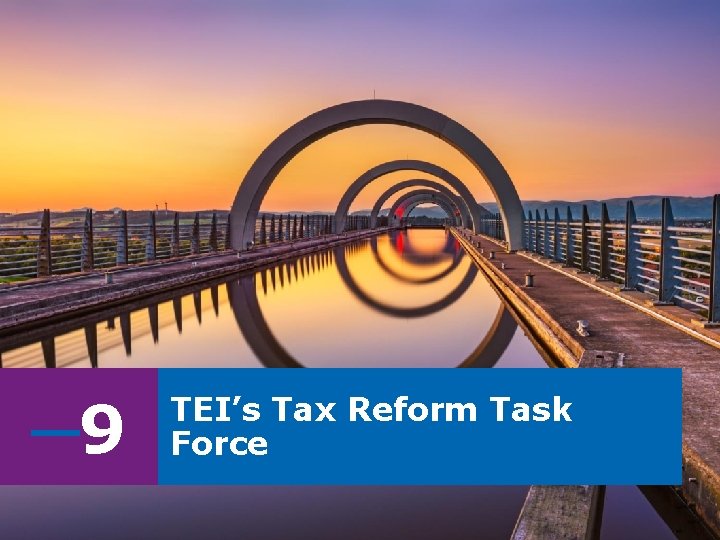 ─9 TEI’s Tax Reform Task Force ─9 TEI’s Tax Reform Task Force