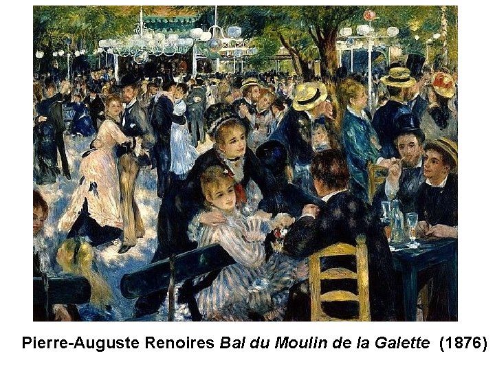 Pierre-Auguste Renoires Bal du Moulin de la Galette (1876) 