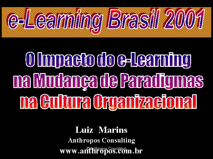 Luiz Marins Anthropos Consulting ©Anthropos Consulting www. anthropos. com. br 