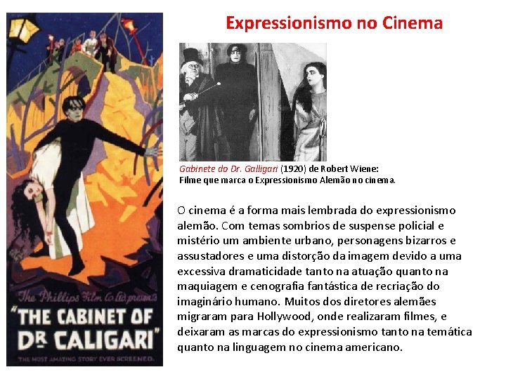 Expressionismo no Cinema Gabinete do Dr. Galligari (1920) de Robert Wiene: Filme que marca Expressionismo no Cinema Gabinete do Dr. Galligari (1920) de Robert Wiene: Filme que marca