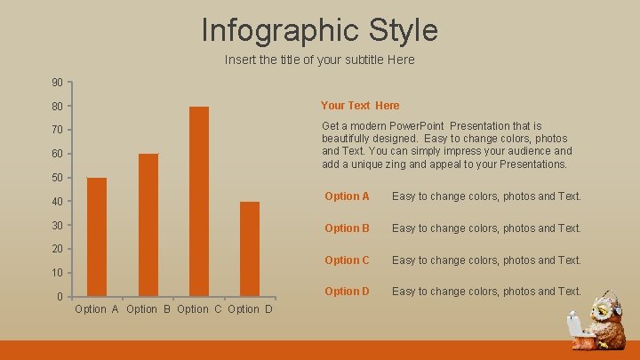 Infographic Style Insert the title of your subtitle Here 90 80 Your Text Here