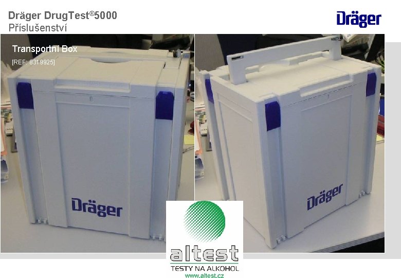 Dräger Drug. Test® 5000 Příslušenství Transportní Box [REF: 8319925] 