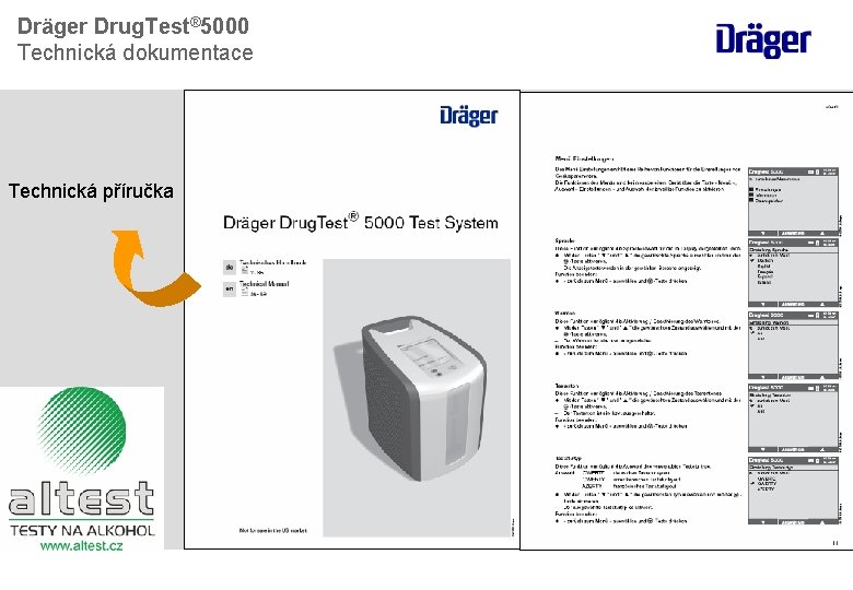 Dräger Drug. Test® 5000 Technická dokumentace Technická příručka 