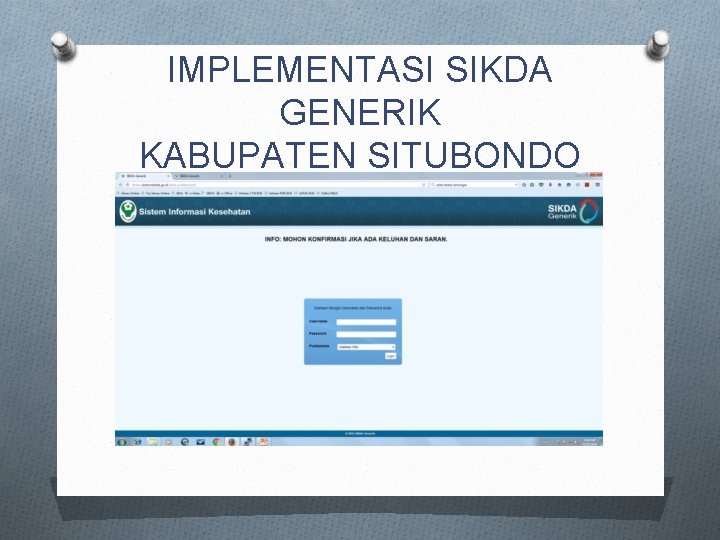 IMPLEMENTASI SIKDA GENERIK KABUPATEN SITUBONDO 