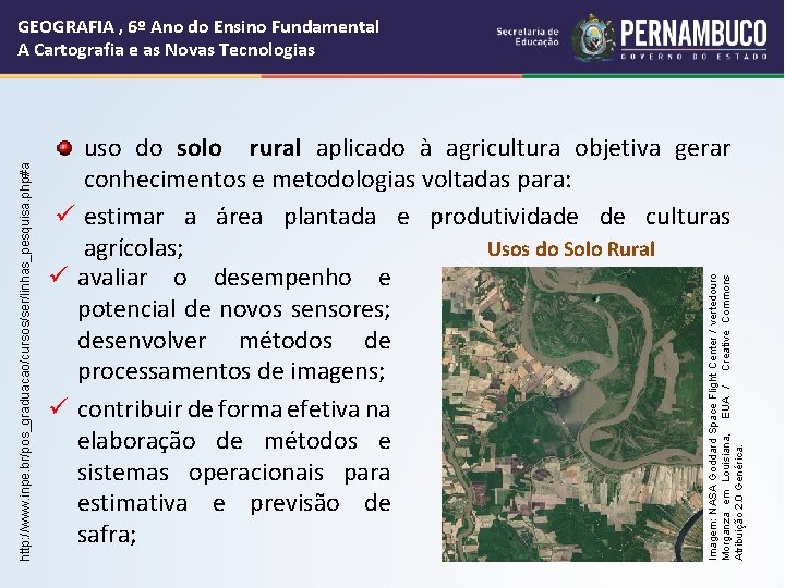 uso do solo rural aplicado à agricultura objetiva gerar conhecimentos e metodologias voltadas para: