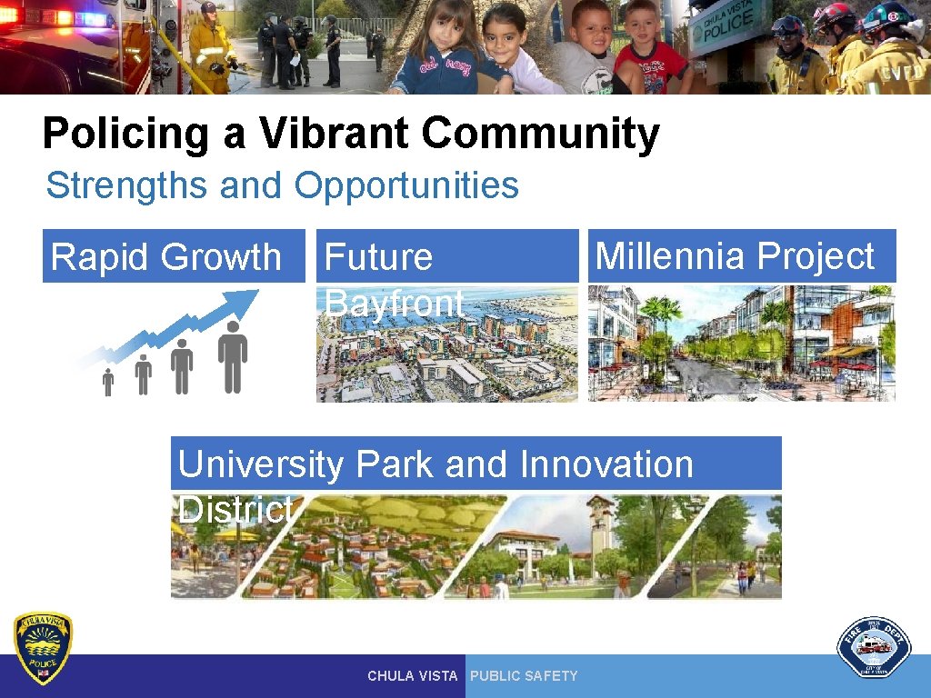 Policing a Vibrant Community Strengths and Opportunities Rapid Growth Future Bayfront Millennia Project University Policing a Vibrant Community Strengths and Opportunities Rapid Growth Future Bayfront Millennia Project University