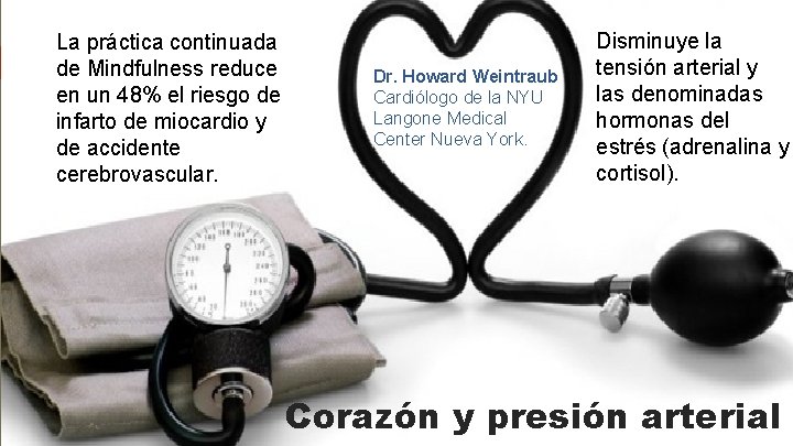 La práctica continuada de Mindfulness reduce en un 48% el riesgo de infarto de