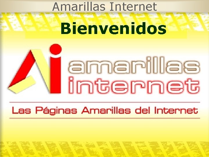 Amarillas Internet Bienvenidos 