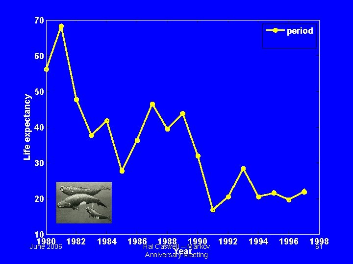 70 period Life expectancy 60 50 40 30 20 10 1980 June 2006 1982