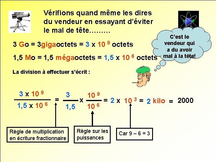 Vérifions quand même les dires du vendeur en essayant d’éviter le mal de tête………