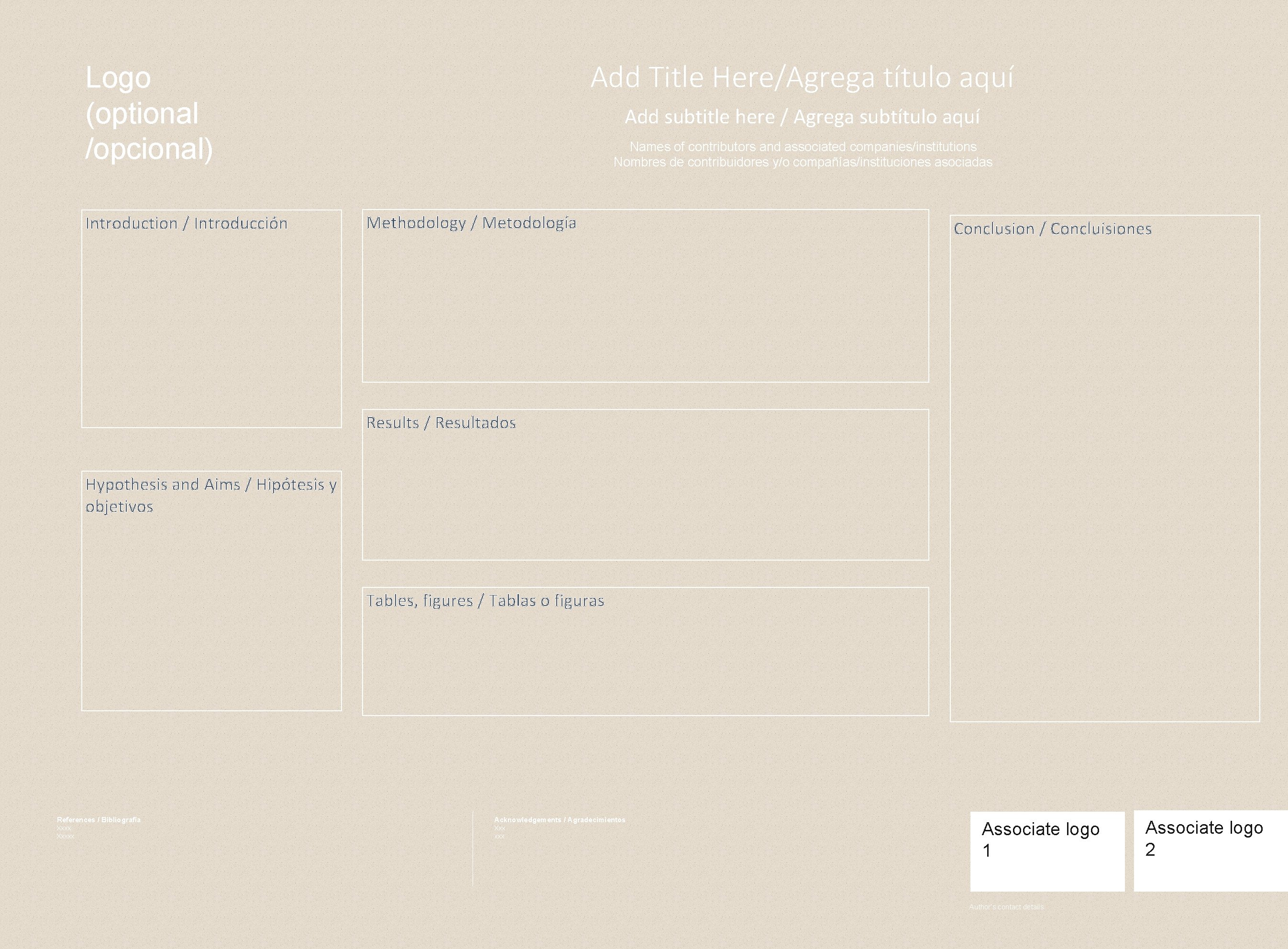 Add Title Here/Agrega título aquí Logo (optional /opcional) Introduction / Introducción Add subtitle here