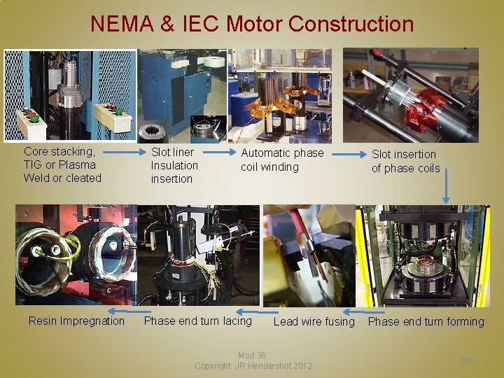 NEMA & IEC Motor Construction Core stacking, TIG or Plasma Weld or cleated Resin