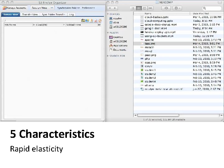 5 Characteristics Rapid elasticity 5 Characteristics Rapid elasticity