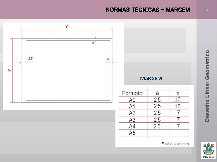  MARGEM 15 Desenho Linear Geométrico NORMAS TÉCNICAS – MARGEM 