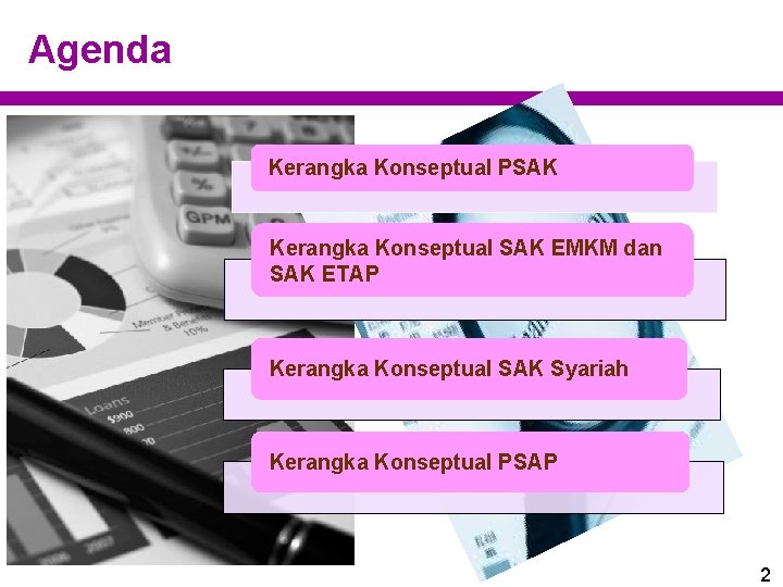 Agenda Kerangka Konseptual PSAK Kerangka Konseptual SAK EMKM dan SAK ETAP Kerangka Konseptual SAK