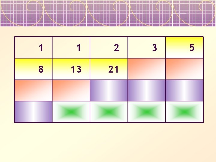 Fibonacci Numbers Month 0 1 Pair Month 1