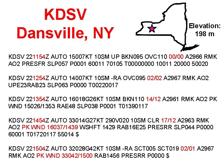 KDSV Dansville, NY Elevation: 198 m KDSV 221154 Z AUTO 15007 KT 10 SM