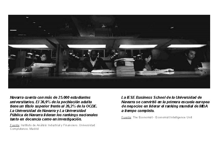 Navarra cuenta con más de 25. 000 estudiantes universitarios. El 36, 9% de la