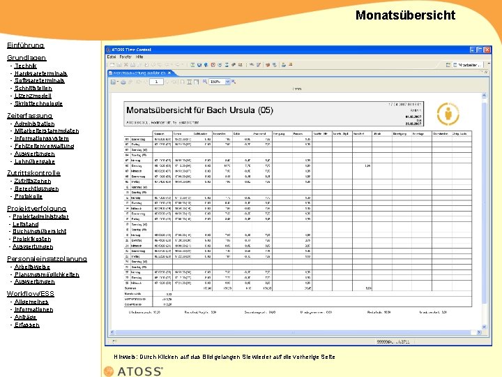 Monatsübersicht Einführung Grundlagen - Technik - Hardwareterminals - Softwareterminals - Schnittstellen - Lizenzmodell -