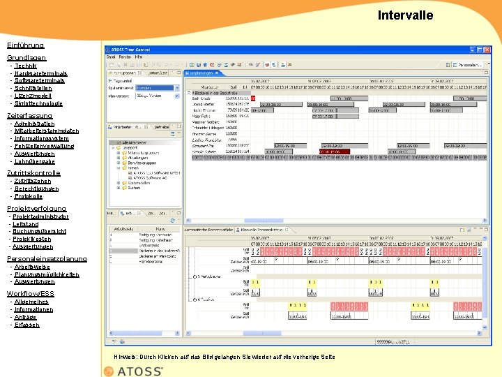 Intervalle Einführung Grundlagen - Technik - Hardwareterminals - Softwareterminals - Schnittstellen - Lizenzmodell -