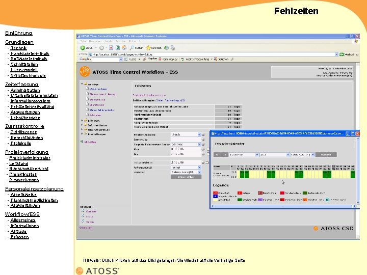 Fehlzeiten Einführung Grundlagen - Technik - Hardwareterminals - Softwareterminals - Schnittstellen - Lizenzmodell -