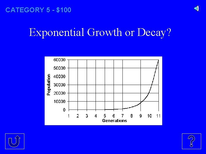 CATEGORY 5 - $100 Exponential Growth or Decay? 