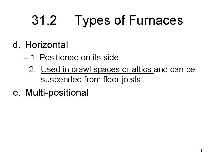 HVAC 242 Unit 31 Gas heat 1 31