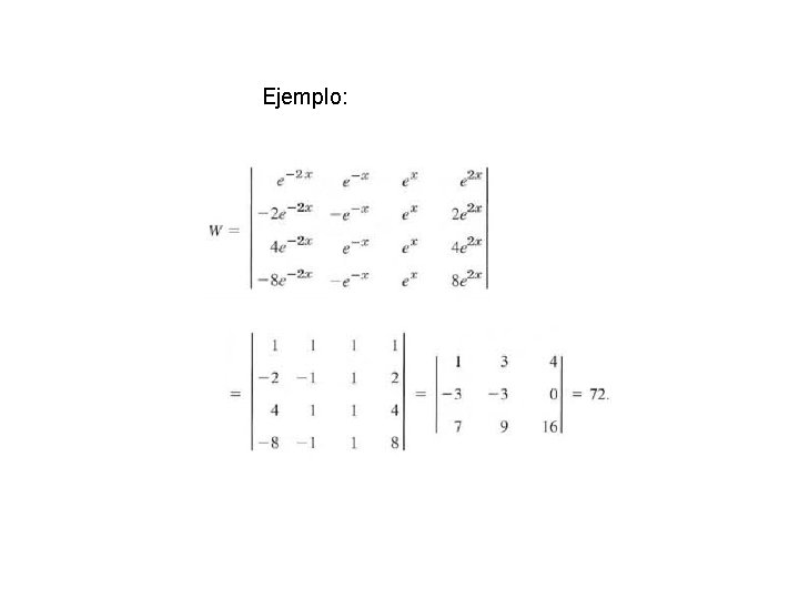 Ejemplo: Ejemplo: