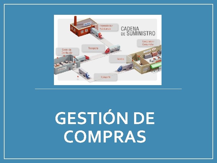 GESTIÓN DE COMPRAS 