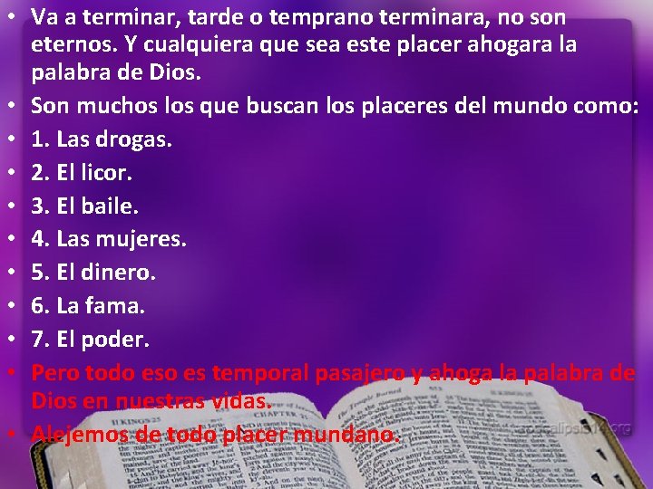 • Va a terminar, tarde o temprano terminara, no son eternos. Y cualquiera • Va a terminar, tarde o temprano terminara, no son eternos. Y cualquiera
