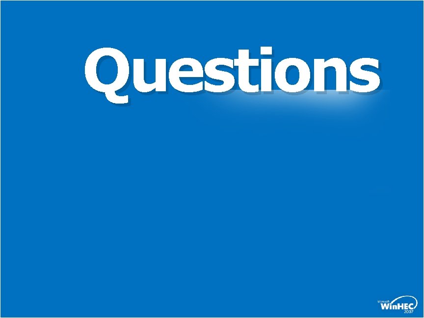 Questions Questions