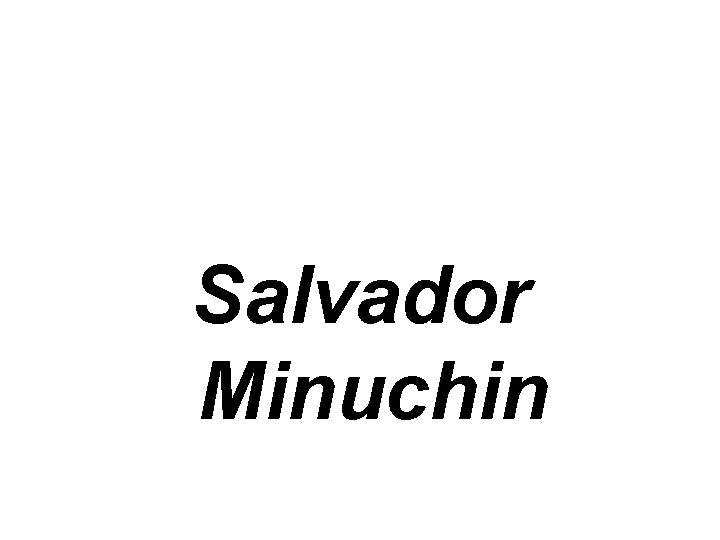 Salvador Minuchin 