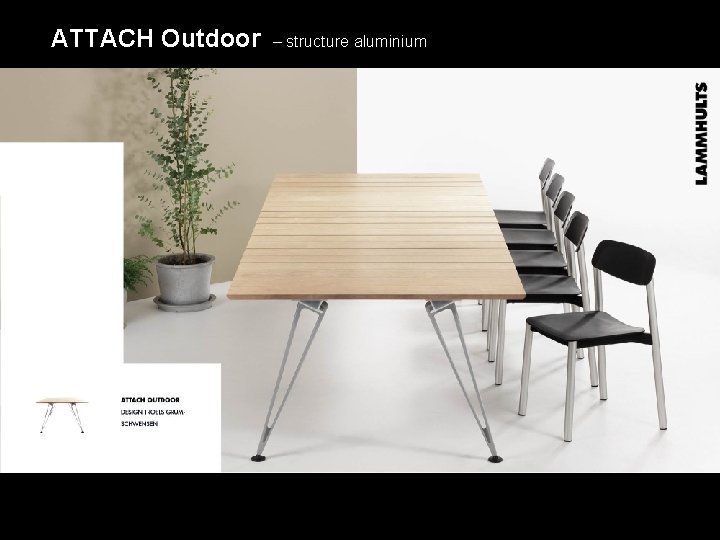 ATTACH Outdoor – structure aluminium 