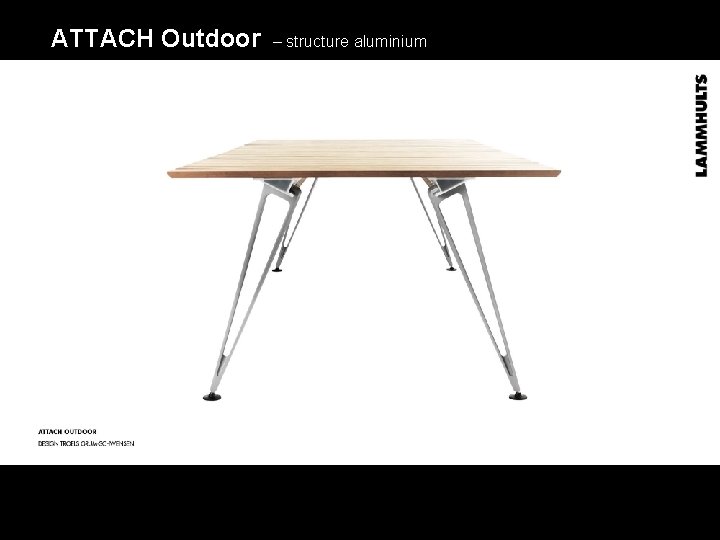 ATTACH Outdoor – structure aluminium 