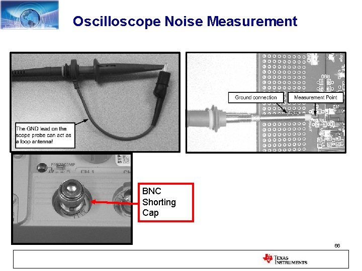 Oscilloscope Noise Measurement BNC Shorting Cap 66 